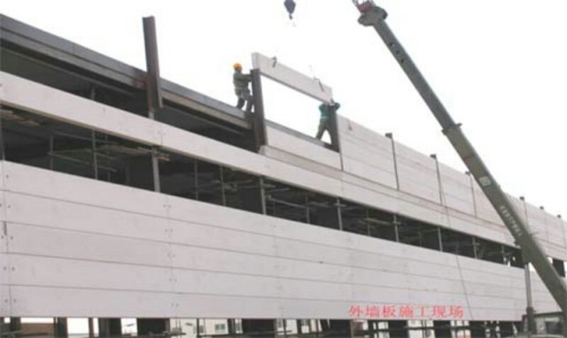 装配式重钢结构预制墙板,预制钢结构墙板图