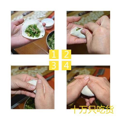 这包饺子的手法太妙了,一些包饺子的小方法