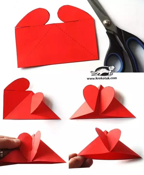 幼儿园立体卡纸手工：恐龙茶杯小爱心等，由简到繁，合适大部分幼儿操作