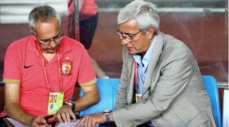 里皮重新指教国足,里皮观战u23亚洲杯3:0阿曼