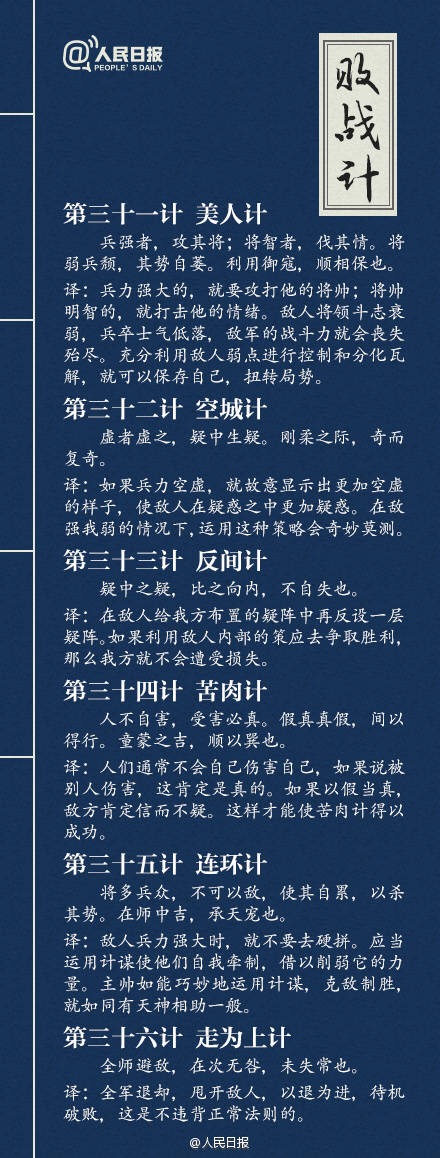 三十六计白话文原文及译文讲解,孙子兵法三十六计全图解译文