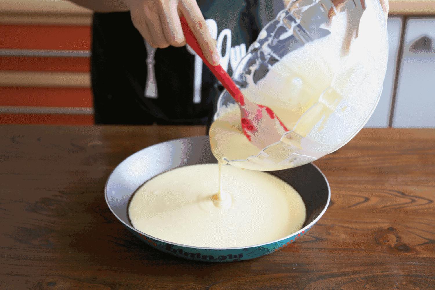 平底锅蛋糕的家常做法不用烤箱,用平底锅能够做的甜品蛋糕