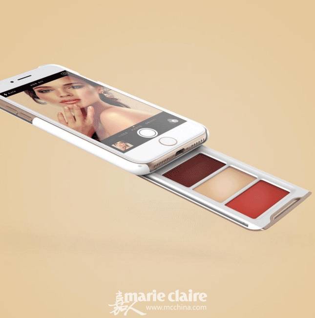 手机壳也能够照镜子补妆,手机壳可补妆