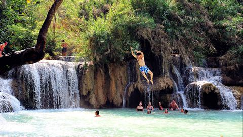 老挝一个美丽的地方,老挝人间仙境