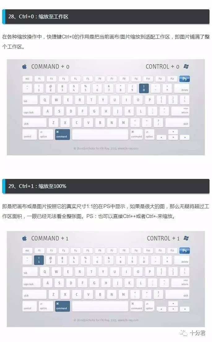 工具推荐I32个ps常用的快捷键（图文演示及讲解）