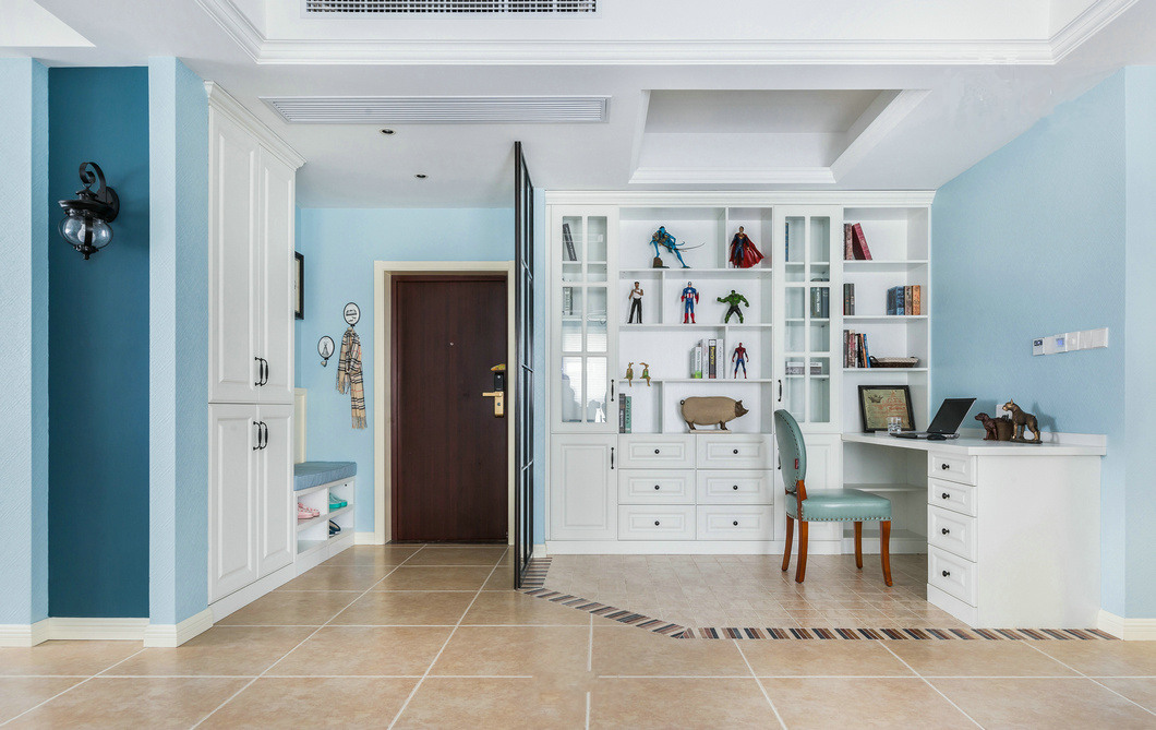 128平米美式风全是设计细节,美式风格小户型三室两厅