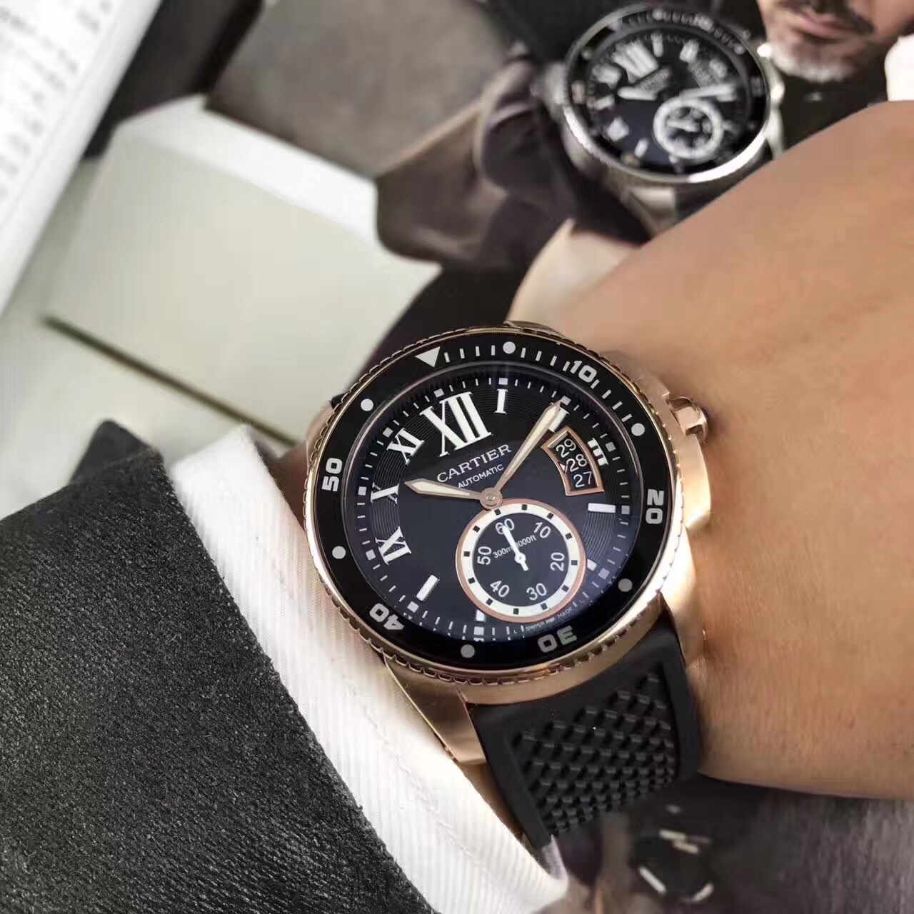 卡地亚卡历博系列潜水腕表,卡地亚历博