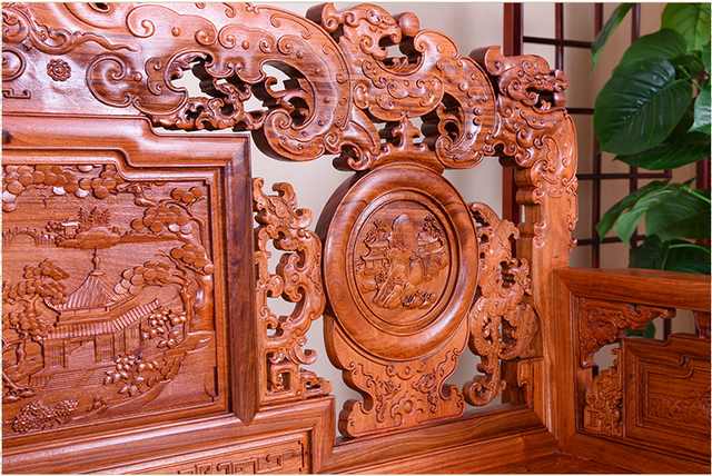 红木沙发哪套款式最好看,一套红木沙发组合