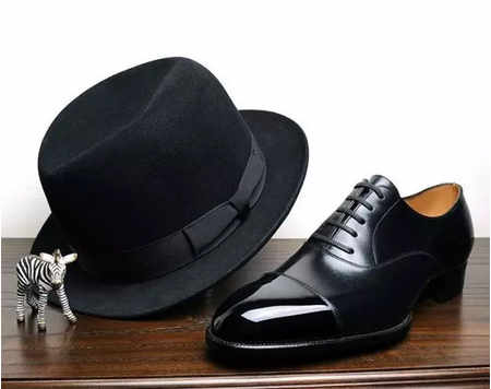 男士时尚商务牛津鞋,商务时尚一脚蹬皮鞋