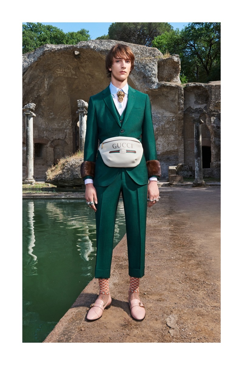 guccimarmont系列,gucci2018秋冬男装发布会