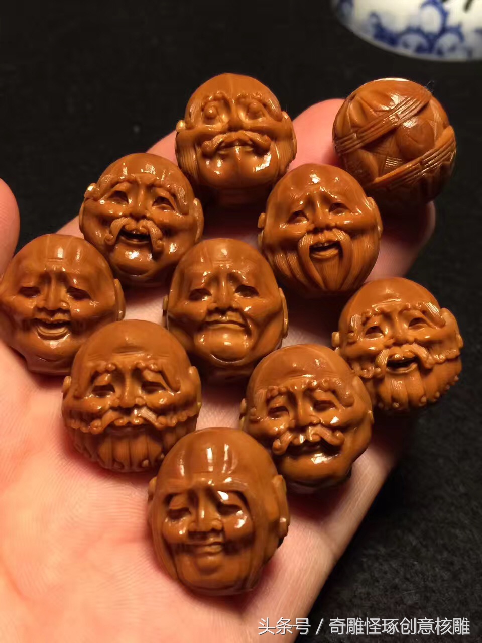 化腐朽为神奇的橄榄核雕,我最喜欢的一串橄榄核雕