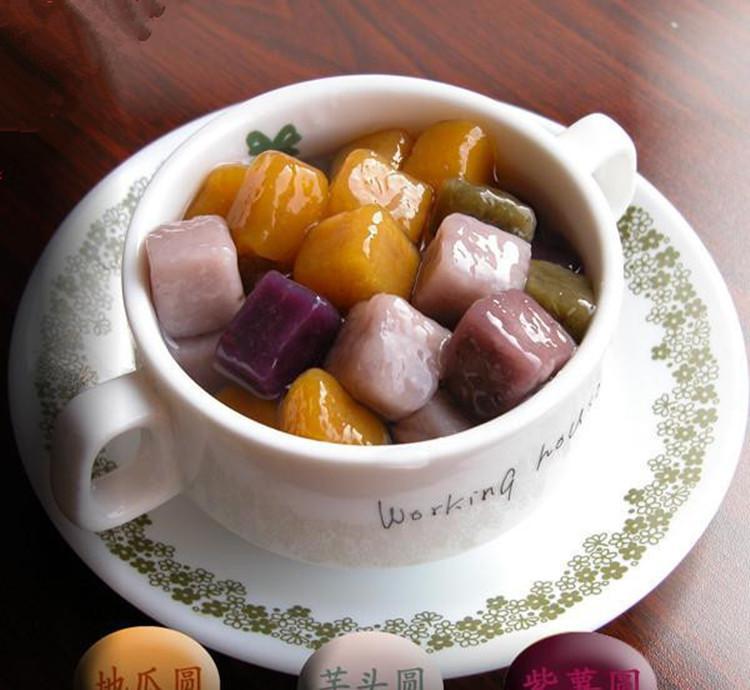 芋圆纯手工无添加鲜芋仙小丸子,软软糯糯香甜可口的芋圆丸子