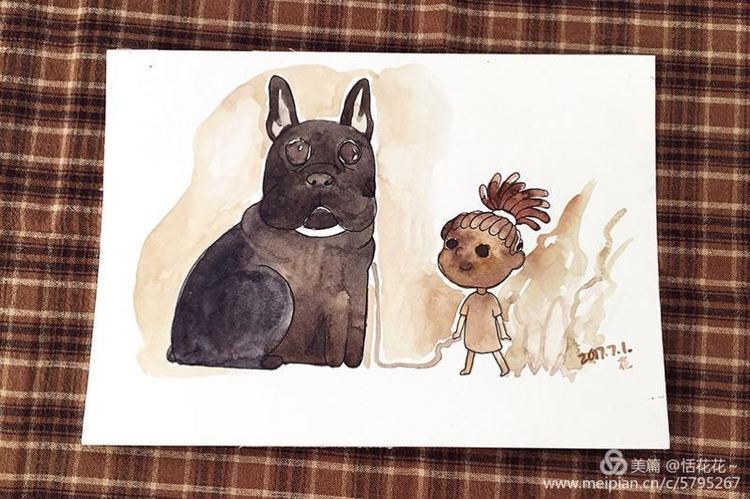 灏忕嫍ins椋庣畝鍗曞張濂界湅缁樼敾,钀屽疇鐙楃嫍缁樼敾浣滃搧