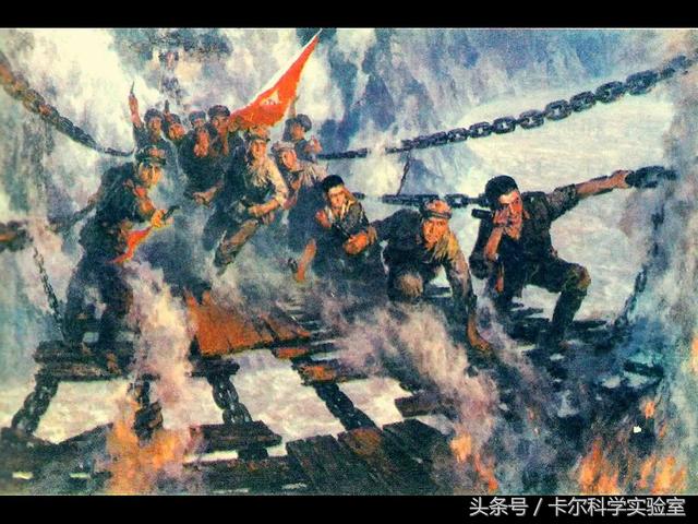 卡尔带你了解了解：泸定桥的铁索是怎么样运到河对岸的那？