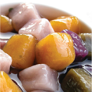 芋圆纯手工无添加鲜芋仙小丸子,软软糯糯香甜可口的芋圆丸子