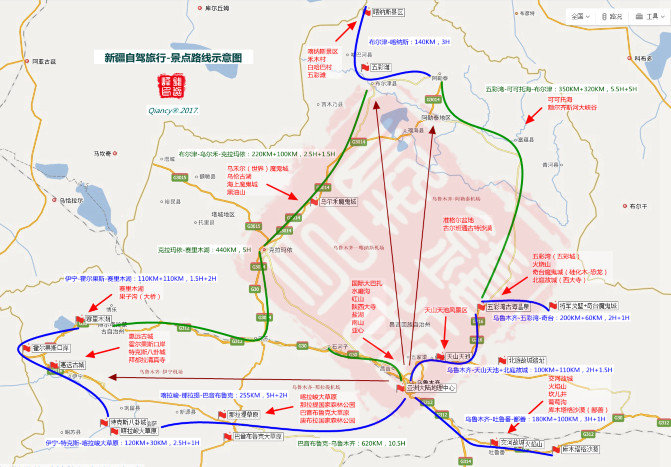 感受大西北的异域风情环疆游结束,南北疆深度游北疆进入南疆