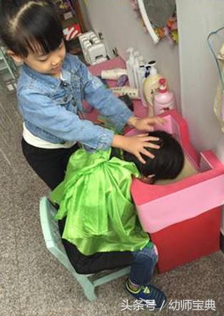 幼儿园区角美发屋环创,幼儿园角色扮演小剧院