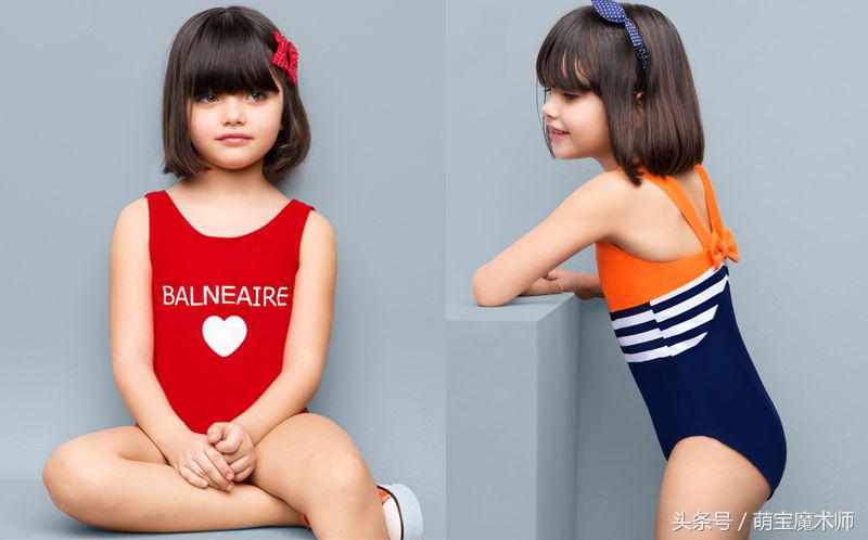 夏天必备的高颜值泳衣儿童,美人鱼儿童泳衣女孩网红时尚款