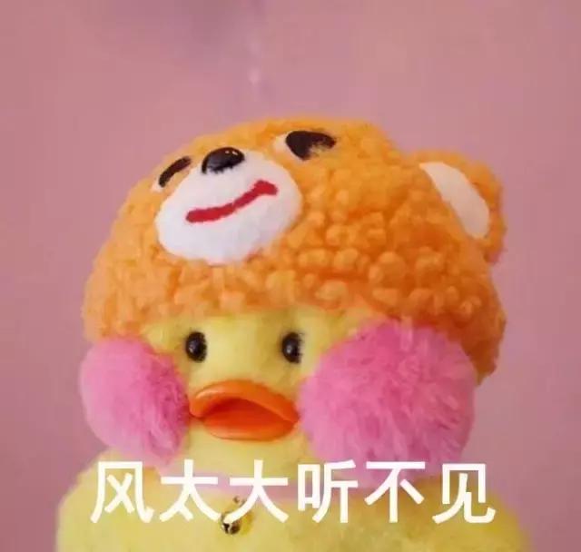 玻尿酸鸭表情图片（有字+无字）好可爱！
