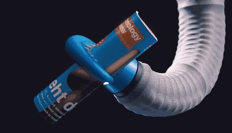 神的触手被做了出来，能够轻松吸住柱状体！