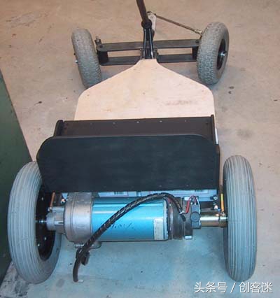 手工打造双人电动四轮小车,手工自制电动四轮车全过程