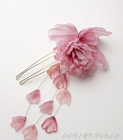 半花苞发型披肩发,想做女神要从头开始