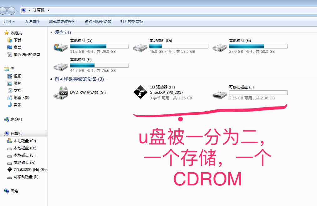 u启动制作u盘装系统告捷的界面,u盘做系统详细步骤图解