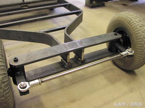 手工打造双人电动四轮小车,手工自制电动四轮车全过程