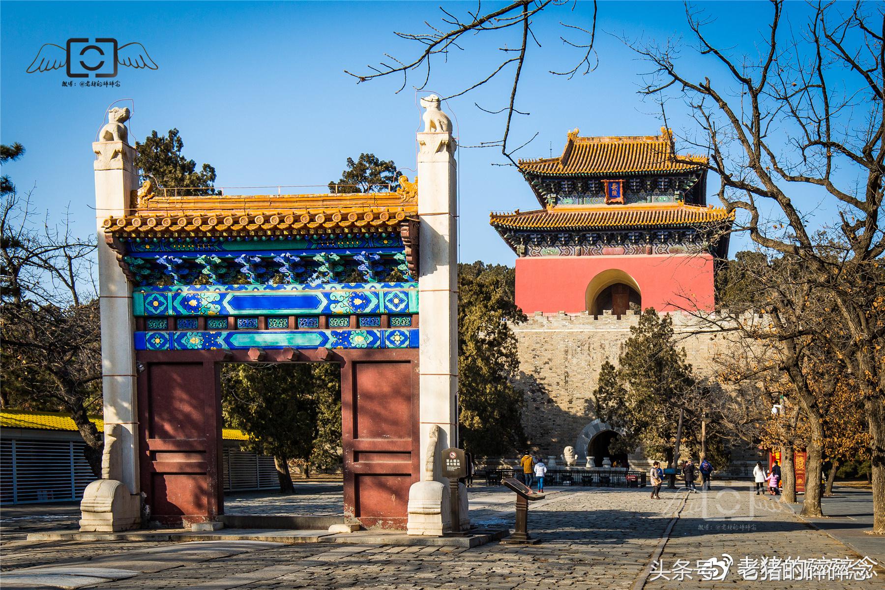 明十三陵长陵旧照,明十三陵之朱棣长陵100年前的样子