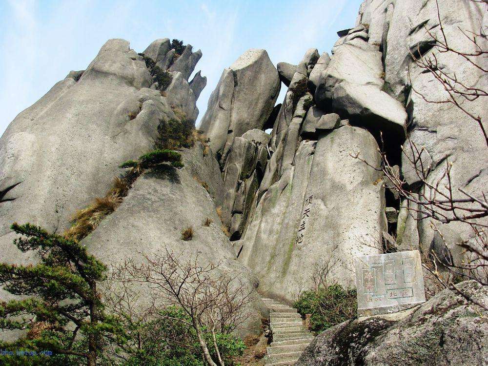 壮美的天柱山,神奇的天柱山雄伟壮观