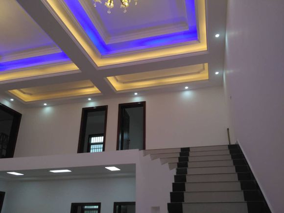 农村自建房顶石棉盖瓦效果图,农村老家三楼盖瓦效果图片