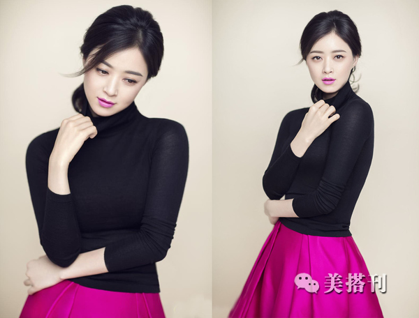 浅玫红合适暗黄肤色吗,玫红显白还是显黑