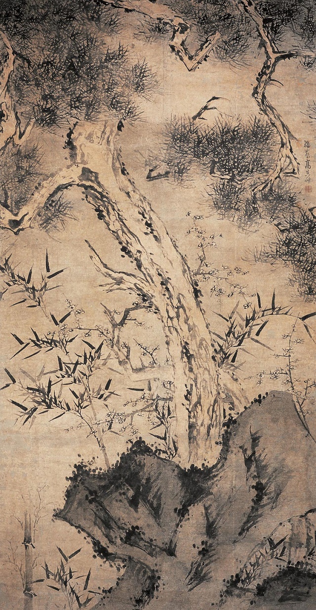 指墨山水画国画,指墨画创始人高其佩