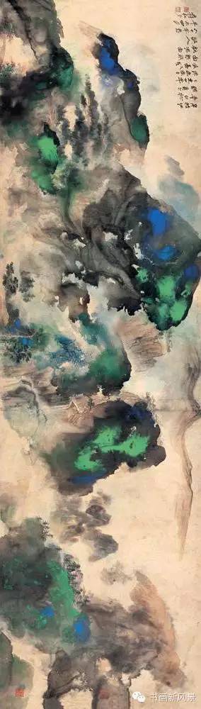 张大千最美的100幅,张大千最美的巨幅山水大荟萃