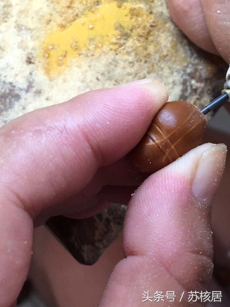 手雕橄榄核怎么雕刻得快一点,橄榄核雕刻作品大全图片