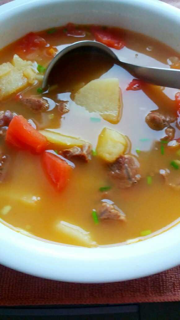 高压锅炖牛肉土豆胡萝卜西红柿,正宗西红柿土豆炖牛肉第一名