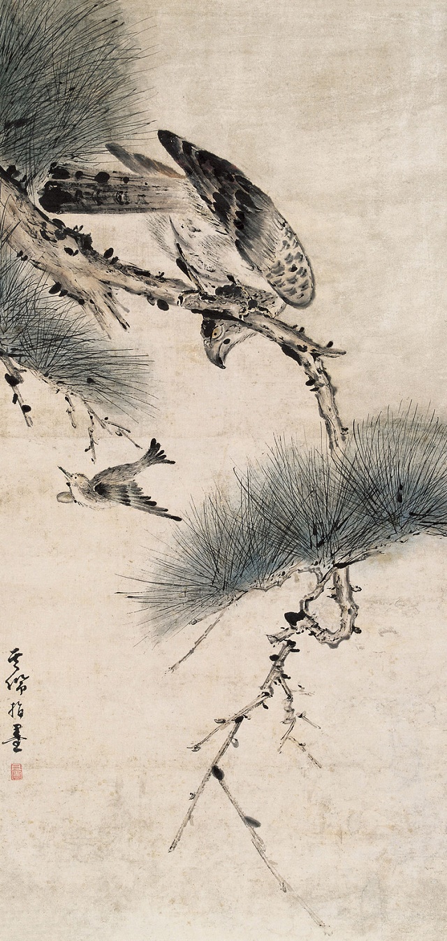 指墨山水画国画,指墨画创始人高其佩