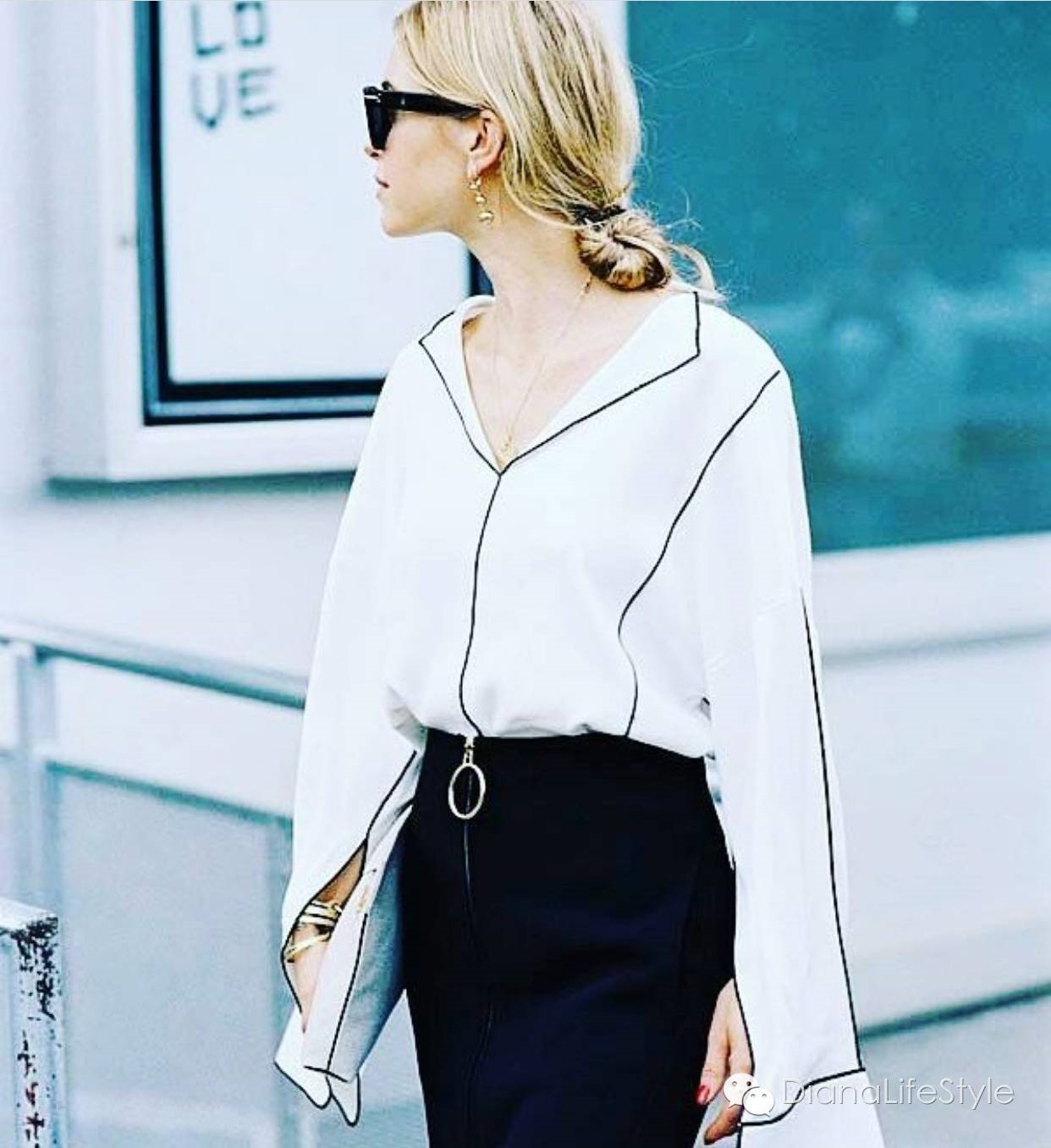 袖子设计感衬衫怎么搭配,衬衫怎么穿最有设计感