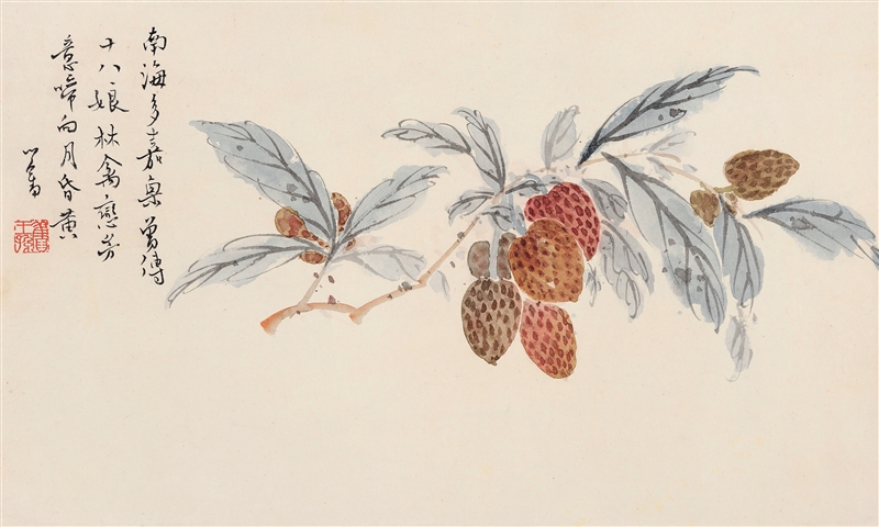 中国最后一任皇帝的字画,中国最后的文人画大师