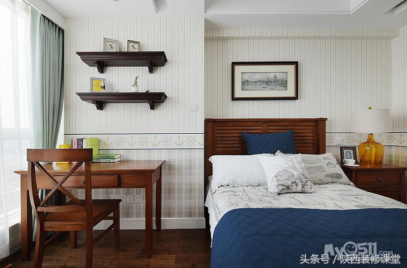 45平美式现代风格,美式现代混搭风格70平