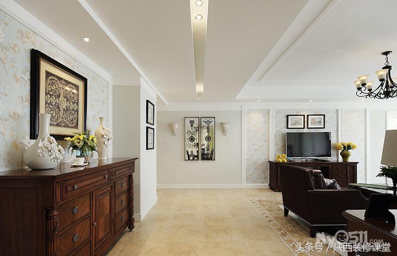 45平美式现代风格,美式现代混搭风格70平