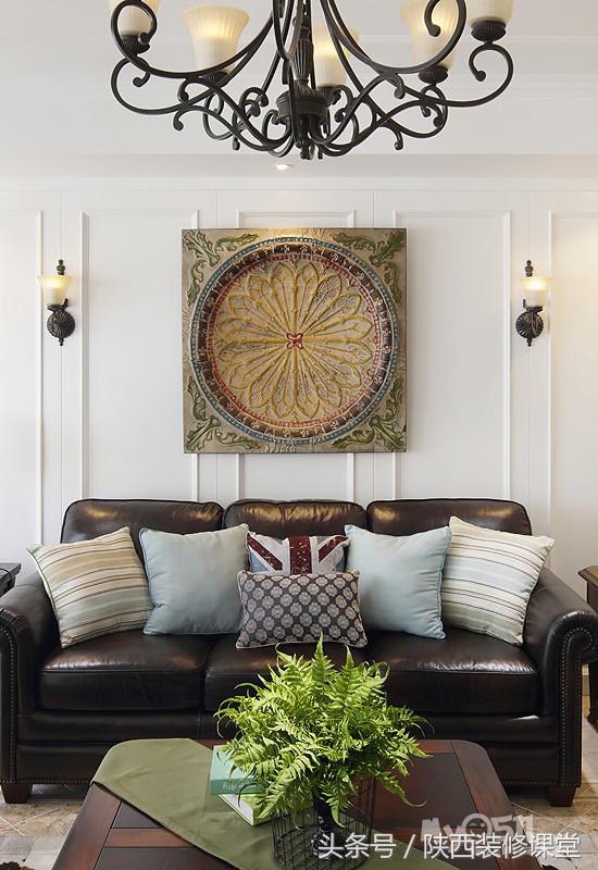 45平美式现代风格,美式现代混搭风格70平