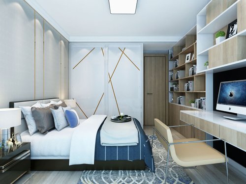 后现代风典雅时尚，银川清苑尚景162平三居室，全包28万预算