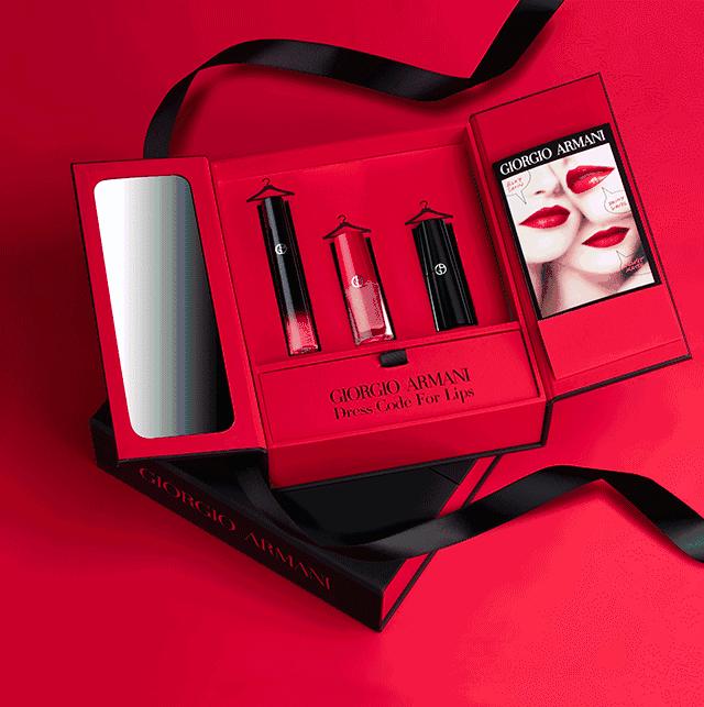 阿玛尼纪梵希情人节礼盒,纪梵希七夕节礼盒试色