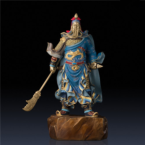 忠义盖世全铜关公关二爷雕塑摆件,关羽关二爷摆件