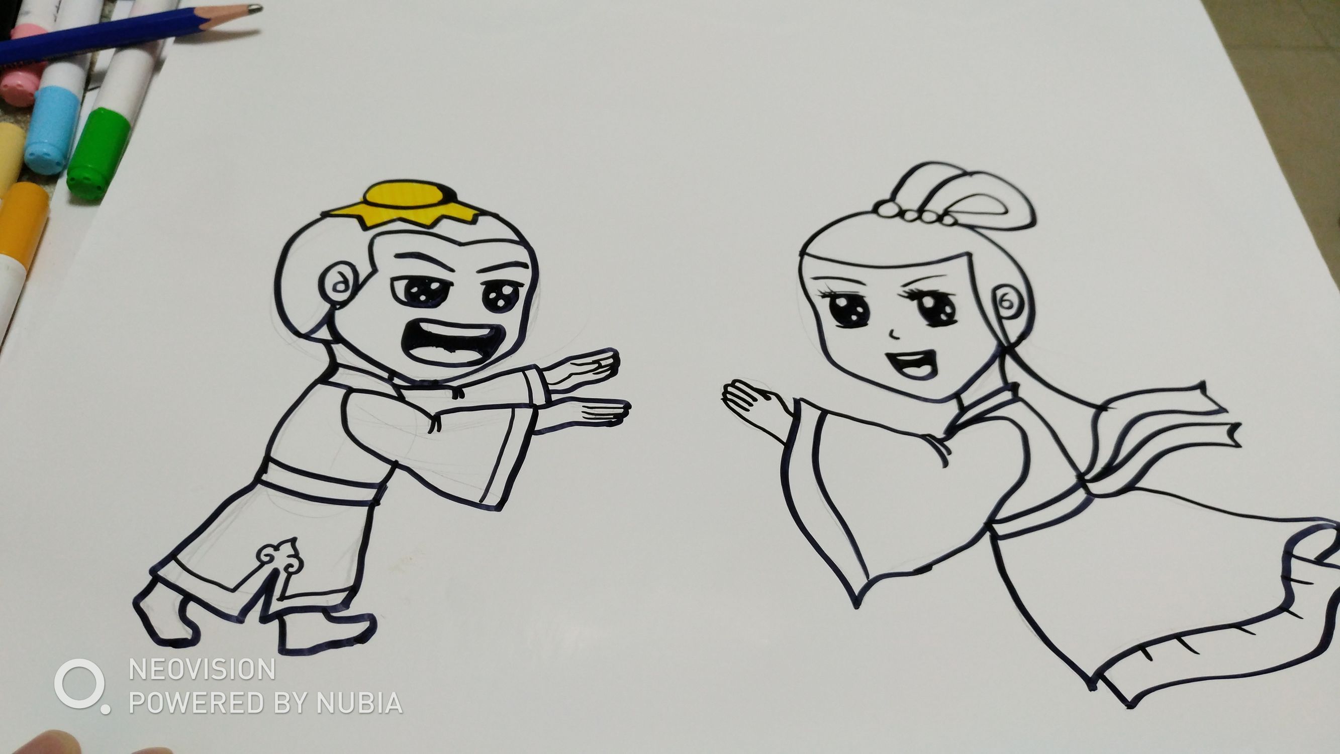 七夕节手绘pop海报,浪漫七夕pop手绘海报