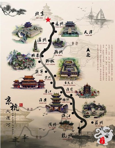 外国人眼中的运河,2500年历史的京杭大运河