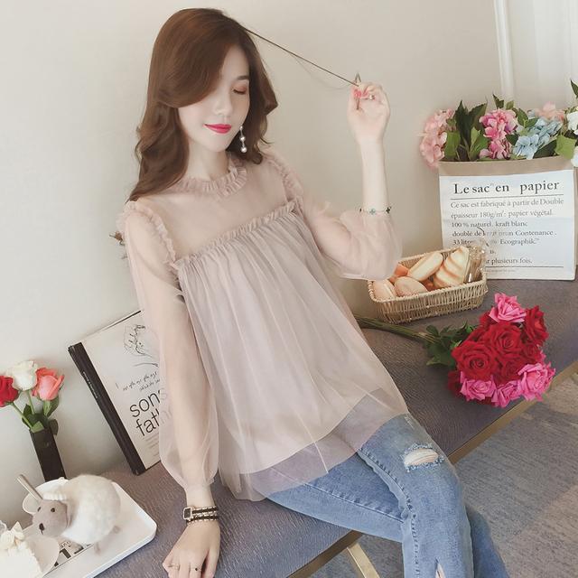 减龄穿搭夏季宽牛仔裤,牛仔裤夏搭雪纺衫