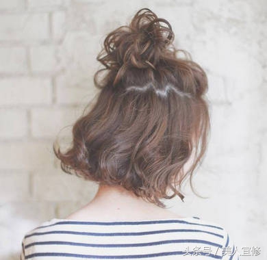 隐形烫全烫卷发发型图片,烟花烫卷发男生发型