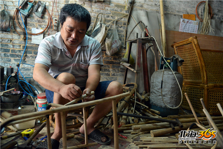 正宗手工编织藤椅,真藤编织藤椅教程